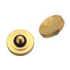 ZZHXSM 2PCS Gold Concave Camera Shutter Buttons 0.43 inch Diameter Gold Pure Copper Plated Buttons for Mechanical Shutter Release Cable Connection to Camera view 4