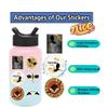 100Pcs Fourth Cartoon Wing Sticker Cartoon Waterproof Vinyl Decal for Teen Girls Boys Notebook Water Bottle Skateboard Phone Guitar Bike view 2