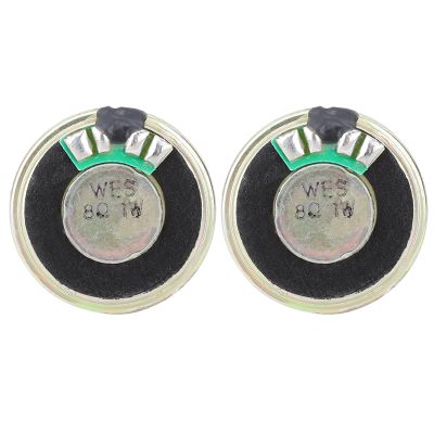 Baxnore 2 pcs 28 mm Diameter Stereo Horn Loudspeaker, Round Shape Replacement Loudspeaker, Low Power Consumption Horn Audio Stereo Loudspeaker
