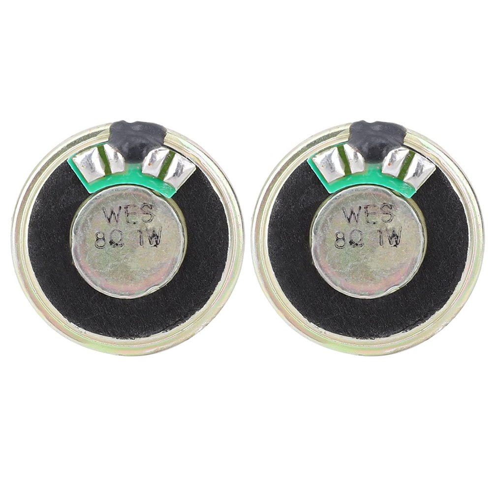 Baxnore 2 pcs 28 mm Diameter Stereo Horn Loudspeaker, Round Shape Replacement Loudspeaker, Low Power Consumption Horn Audio Stereo Loudspeaker