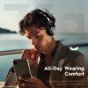 okcsc Classic On-Ear Headphones, Retro Style, BT Wireless Retro Headphones, Ultra Lightweight Retro Headsts/Bullt-in Mic/40mm Class Composite Film/BT 5.3 & Wired Two Connection Modes, BT/Black view 3