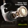 okcsc Classic Retro Headphones, Retro Style, BT Wireless On-Ear Headsets, Ultra Lightweight Retro Headsts/40mm Class Composite Film/80s 90s Design/BT 5.3 & Wired Two Connection Modes, BT/Silver view 2
