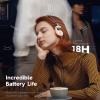 okcsc Classic Retro Headphones, Retro Style, BT Wireless On-Ear Headsets, Ultra Lightweight Retro Headsts/40mm Class Composite Film/80s 90s Design/BT 5.3 & Wired Two Connection Modes, BT/Silver view 4