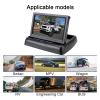 4.3" Inch Foldable Car Rear View Monitors TFT LCD Rearview Monitor Universal Reversing Parking System Kit for Cars view 4