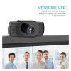 GHJKLZNMRU Web Camera USB Webcam 1080P Web Camera with Microphone for PC HD Web Cam Computer Camera for Laptop Online Teaching for Twitch Streaming for Gaming Video Calling Recording (Color : Black) view 4