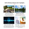 GHJKLZNMRU for Lenovo Head-Mounted Camera 4K HD Camera EIS Anti-Shake Camera Waterproof Camera Night Vision Loop Recording DVR Mini Camera for Cars view 2