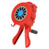 Handheld Air Raid Siren, Hand Loud Crank 110dB, Portable Manual Siren Emergency Safety, Aluminum Alloy Crank for Homes, Schools, Oil Depots, Warehouses view 1