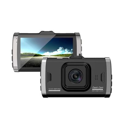 1080P Dash Cam Car DVR Dash Camera DVR Rear View Camera Video Recorder Cycle Night Vision G-Sensor Wide Angle Dashcam Car Backup Camera (with 16G TF Car DVR)