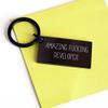 Amazing F-king Developer Birthday Unique Gift Black Stainless Steel Keychain with Engraved Message, Unique Developer Gifts from Friends view 3