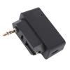 Airplane Bluetooth 5.0 Transmitter, 2 in 1 Wireless Bluetooth Audio Transmitter Receiver for 3.5mm Aux Jacks on Flight TV Gym Equipment, DC3.0-4.2V 10m view 2