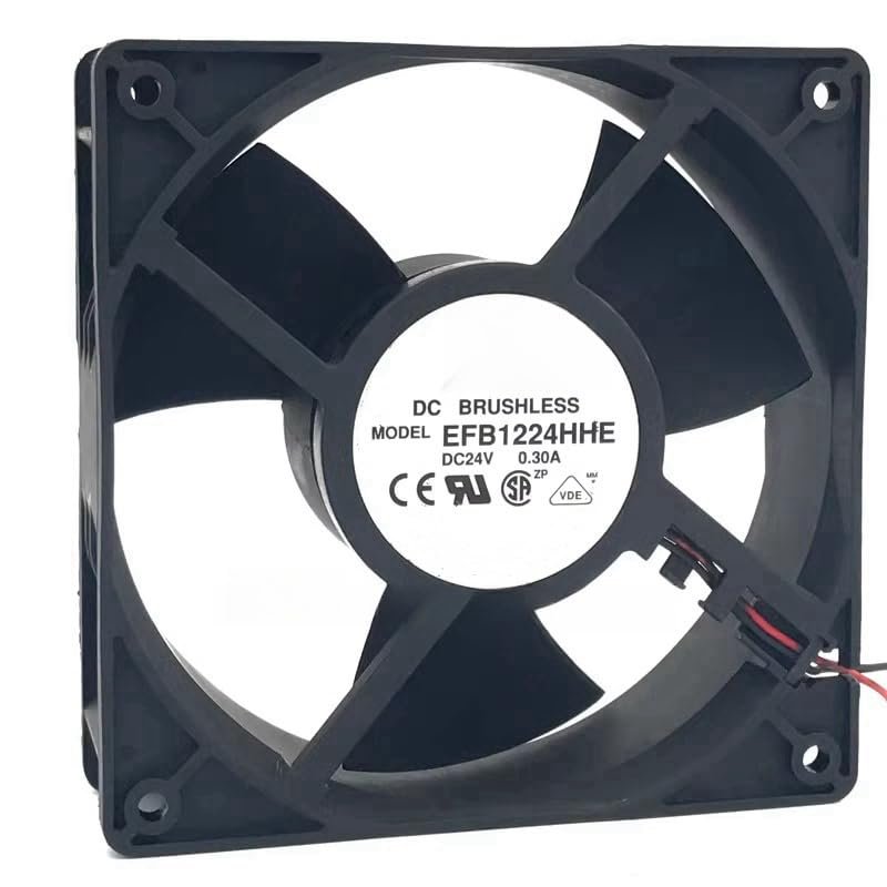 for EFB1224HHE 12CM 12038 24V 0.30A Chassis Power Supply Frequency Converter Cooling Fan
