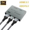 D3LX0Z1 HDMI2.1 8K Switch 2 in 1 Out Display Video Converter 4K 120hz 1080p 60fps HDMI Switch for PS5 PS4 Camera Laptop PC to TV Monitor view 2