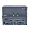 L6AS0F7 8K Dual Monitor DisplayPort 1.4 KVM Switch, 2 Ports, HDR10, USB 3.2 Gen 2, Hotkey, VRR, Multi-Monitor, 32.4 Gbps Bandwidth view 2