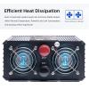 10000W Pure Sine Wave Inverter 12V 24V 48V 60V 72V to 220V car Converter,with LED Display,AC Outlets, for Laptop, Tablet, RVs,Trucks, Camping,Emergencies,etc.(24V) view 3