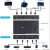 L6AS0F7 HDMI KVM Switch for 2 Computers 1 Monitor, 2 Port KVM Switcher 4K@30HZ, for 2 PC Share HD Monitor Keyboard Mouse Printer view 2