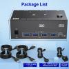 L6AS0F7 2 Displayport + HDMI USB 3.0 KVM Switch 3 Monitors 3 Computers 8K@60Hz 4K@144Hz Triple Monitor KVM with 4 USB 3.0 Ports(with EU Plug) view 2