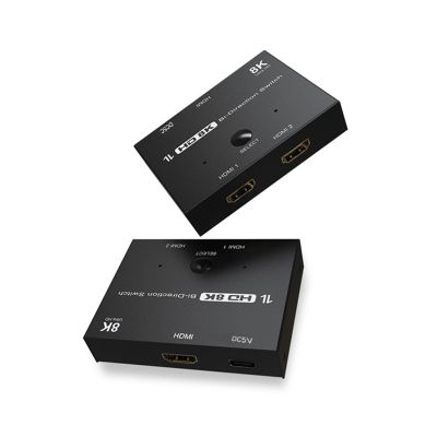 Y0S3QZ1 8K@60Hz4K@120Hz HD Converter for Xb*ox HDMI Two-Way Conversion Split Orchestration HDMI Bidirectional Switcher