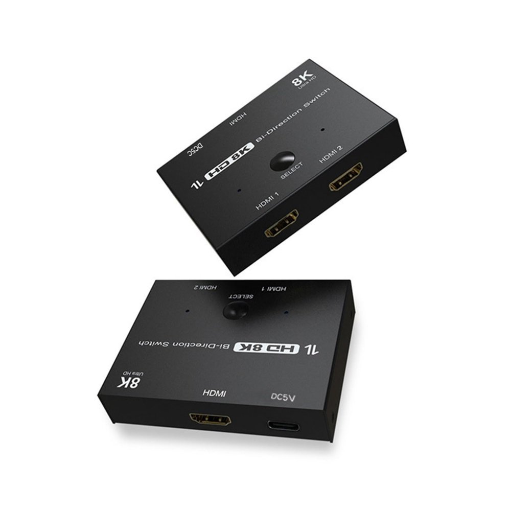 Y0S3QZ1 8K@60Hz4K@120Hz HD Converter for Xb*ox HDMI Two-Way Conversion Split Orchestration HDMI Bidirectional Switcher