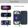 Wanaiha Hard Case for MSI Claw 8 AI+ / Lenovo Legion Go S Gaming Console, Black, Compatible with MSI Claw 8 AI+, Lenovo Legion Go S, EVA Shell, Zipper Closure, Hand Strap Handle view 2