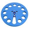 1/4in 7 Inch Empty Take Up Reel for Nab Reel to Reel Tape Recorder, Holes Aluminum Alloy Opening Machine Parts, Empty Tape Reel for Recording for Studer Recording (Blue) view 1