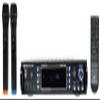 Rockville Bundle: Pair RockSlim White Home Theater 5.25" 240w Easy Wall Mount Slim Speakers Bundle with RPA70WBT V2 1000w 2-Ch Bluetooth Karaoke Amplifier/Mixer+(2) Mics (2 Items) view 2