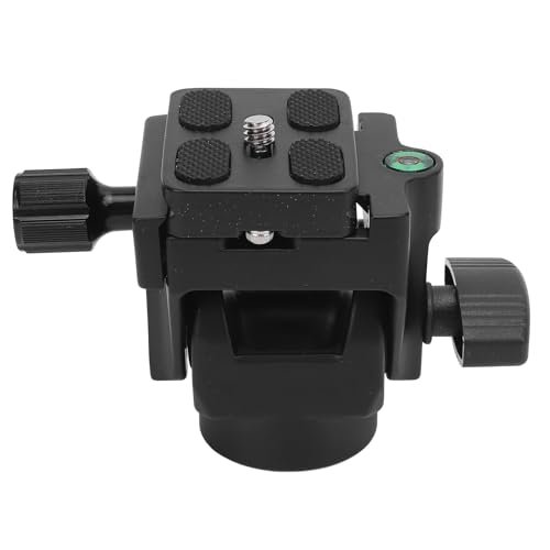 Monopod Tilt Head Aluminum Alloy Tripod Head with Quick Release Plate for Birdwatching Photography