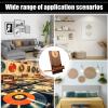 Classic Wood Now Playing Record Holder Stand | Now Playing Vinyl Record Stand,Wooden Display Vinyl Holder Stand,Retro Now Spinnings Record Accessories view 4