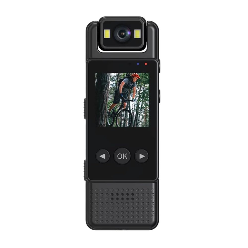 1080P WiFi Mini Camera, Small Police Body Cam with Night Vision, Portable Worn Digital Video Recorder, Miniature Camcorder for Law Enforcement, Security (with WiFi Camera,ONLY Camera)