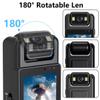 1080P WiFi Mini Camera, Small Police Body Cam with Night Vision, Portable Worn Digital Video Recorder, Miniature Camcorder for Law Enforcement, Security (with WiFi Camera,ONLY Camera) view 3