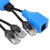 Akozon 2pcs POE RJ45 Splitter Combiner Adapter Connectors for IP Cameras & Wireless Access Points - 5V/12V/24V/48V Power Cable Kit view 3