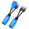 Akozon 2pcs POE RJ45 Splitter Combiner Adapter Connectors for IP Cameras & Wireless Access Points - 5V/12V/24V/48V Power Cable Kit view 4