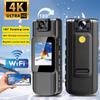 Waillynice 4K 1080P HD WiFi Mini Camera, Handheld Back Clip Portable Camera with IR Night Vision, Smart Law Enforcement Camera and Car Recorder for Security and Outdoor Use (4K with WiFi,Add 32GB) view 2