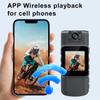 Waillynice 4K 1080P HD WiFi Mini Camera, Handheld Back Clip Portable Camera with IR Night Vision, Smart Law Enforcement Camera and Car Recorder for Security and Outdoor Use (1080P NO WiFi,Add 16GB) view 4