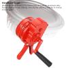 Hand Crank Siren Horn, 110db Volume 1000m Range Loud Handheld Air Raid Siren, Manual Operated Emergency Safety Alarm Horn for Sporting Events Fire Drill view 4