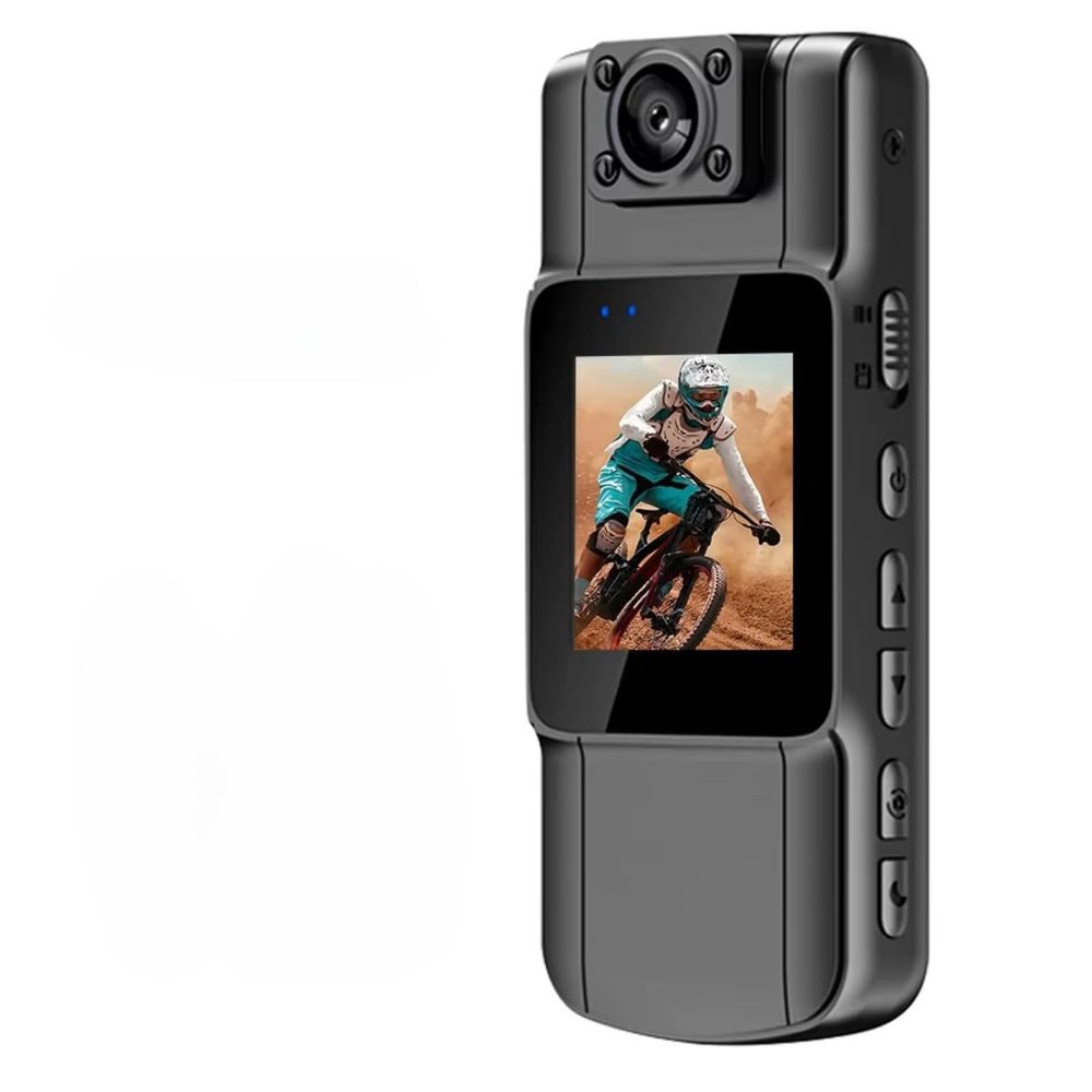 Waillynice 4K 1080P HD WiFi Mini Camera, Handheld Back Clip Portable Camera with IR Night Vision, Smart Law Enforcement Camera and Car Recorder for Security and Outdoor Use (1080P NO WiFi,Add 32GB)