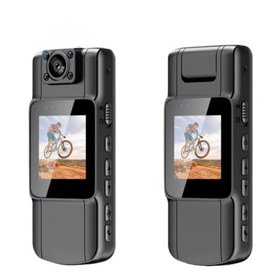 Waillynice 4K 1080P HD WiFi Mini Camera, Handheld Back Clip Portable Camera with IR Night Vision, Smart Law Enforcement Camera and Car Recorder for Security and Outdoor Use (1080P NO WiFi,Add 64GB)