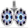 KICKER (2) 45KMTDC65W Dual 6.5" 390w Marine Wakeboard LED Tower Speakers KMTDC65 view 4
