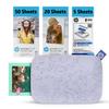 HP Sprocket 2x3 Instant Smartphone Photo Printer 75 Sheets Bundle - Bluetooth Portable Color Wireless Mobile Printer (Purple) Zink Sticky-Back Photos view 1