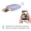 HP Sprocket 2x3 Instant Smartphone Photo Printer 75 Sheets Bundle - Bluetooth Portable Color Wireless Mobile Printer (Purple) Zink Sticky-Back Photos view 4