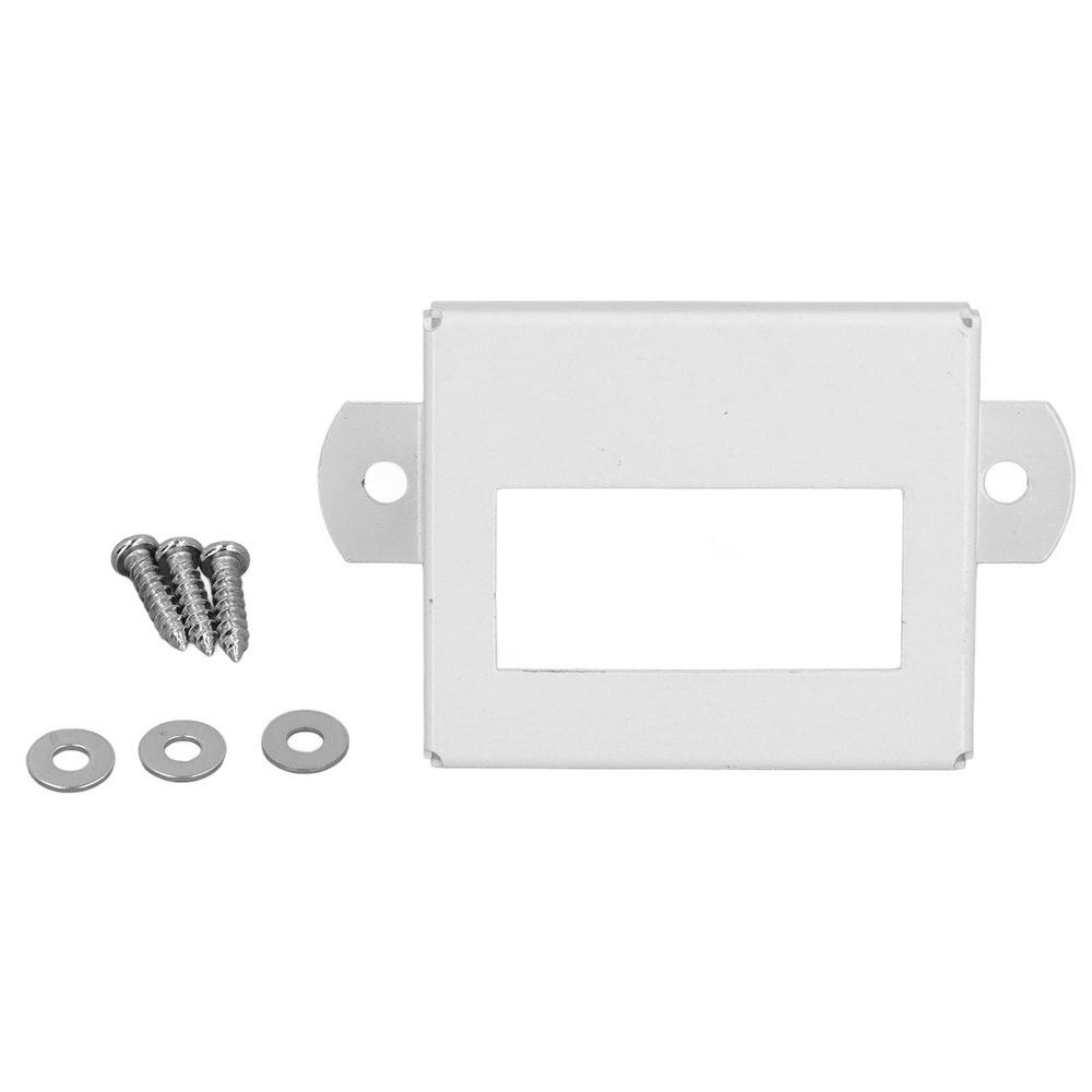 Front Sensor Protector Cover Anti Theft Steel Rustproof Heavy Duty Long Lifespan for 2017 to 2022 Black (White)