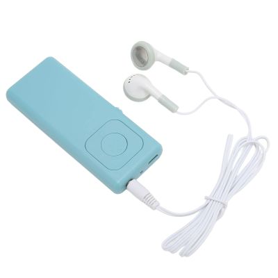 MP3 Player,External Music Player Portable Mini Lossless Sound Player Support 64G Memory Card with Earphone for Students Travel Work (Blue)