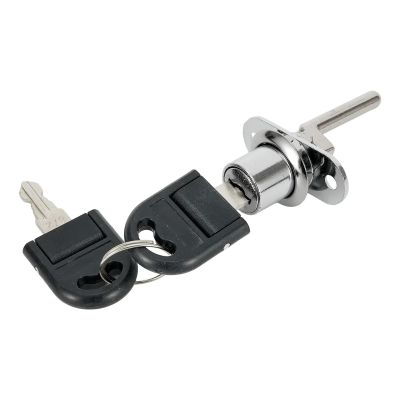 QXCIVR Useful Practical Security Lock Door Lock Cupboard Desk File Drawer Hardware Showcases with 2 Keys Zinc Alloy(Silver 16mm)