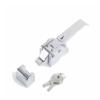 QXCIVR DK615 Oven Refrigerator Door cabinets Freezer Handles hasps Buckle Strong Industrial Cabinet Lock(Chrome with Key) view 1
