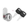 QXCIVR 10/16/20/25mm Cam Lock for Door Cabinet Mailbox Drawer Cupboard with 2 Keys Hardware Accessory(A-25mm) view 2