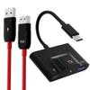 Bloepum Wireless -Compatible Transmitter and Receiver, Streaming Video/Audio to TV/Projector/Monitor for Smartphone Black view 1