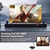Bloepum Wireless -Compatible Transmitter and Receiver, Streaming Video/Audio to TV/Projector/Monitor for Smartphone Black view 2