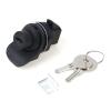 QXCIVR 1 Set Locking Push Button Latch for Marine Boat Radio Box, Tool Box, Electronic Box, Motorcycle Glove Box Lock Black view 4
