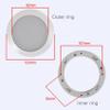 Bloepum 16X Ceiling Speaker Grille, 4-Inch Ceiling Embedded Audio Speaker Grille(Silver) view 4
