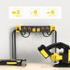 Heavy Duty Power Strip - 6 Outlet Power Strip with Individual Switches Cord Manager Surge Protector 1200J Home Office Garage Industrial Workbench view 3