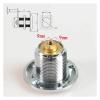 QXCIVR Strongbox Lock 205A-48 Eccentric Quantum Lock Electronic Safe Deposit Box Key Lock Unable to Copy Copper Cylinder view 2